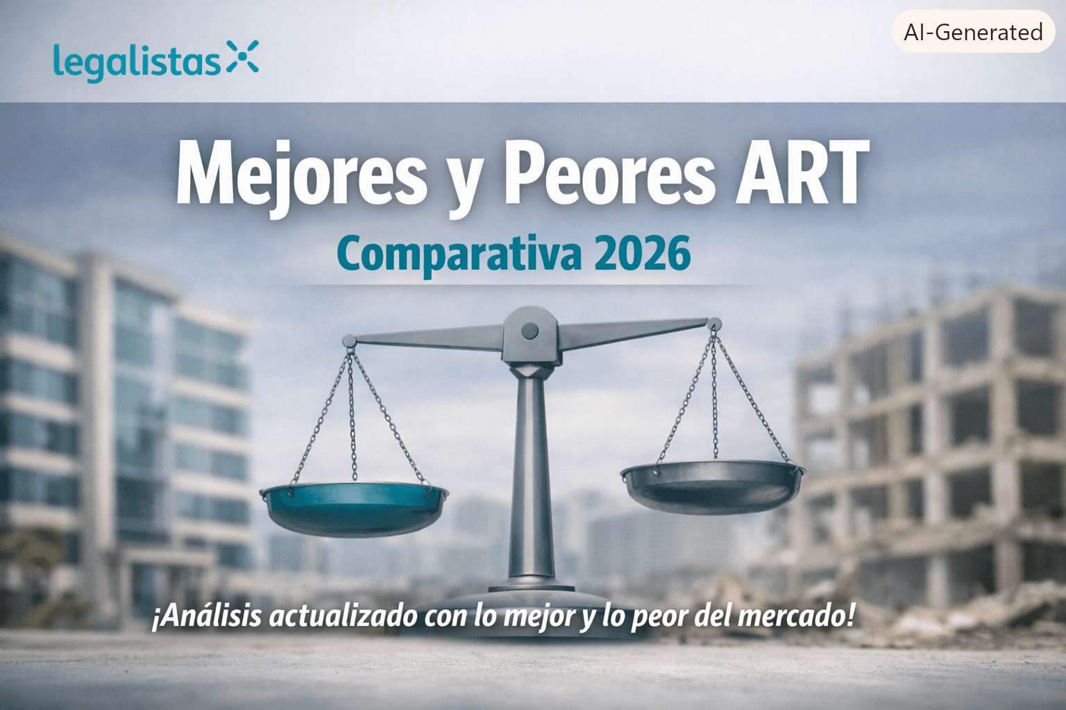 Portada del artículo: Las mejores y peores ART de Argentina: nuestro ranking según la experiencia en casos reales — Blog jurídico de Legalistas