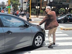 Accidentes en la Senda Peatonal